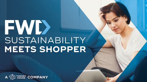 New sustainability marketing service from Theory House: Where sustainability meets shopper. (Graphic: Business Wire)