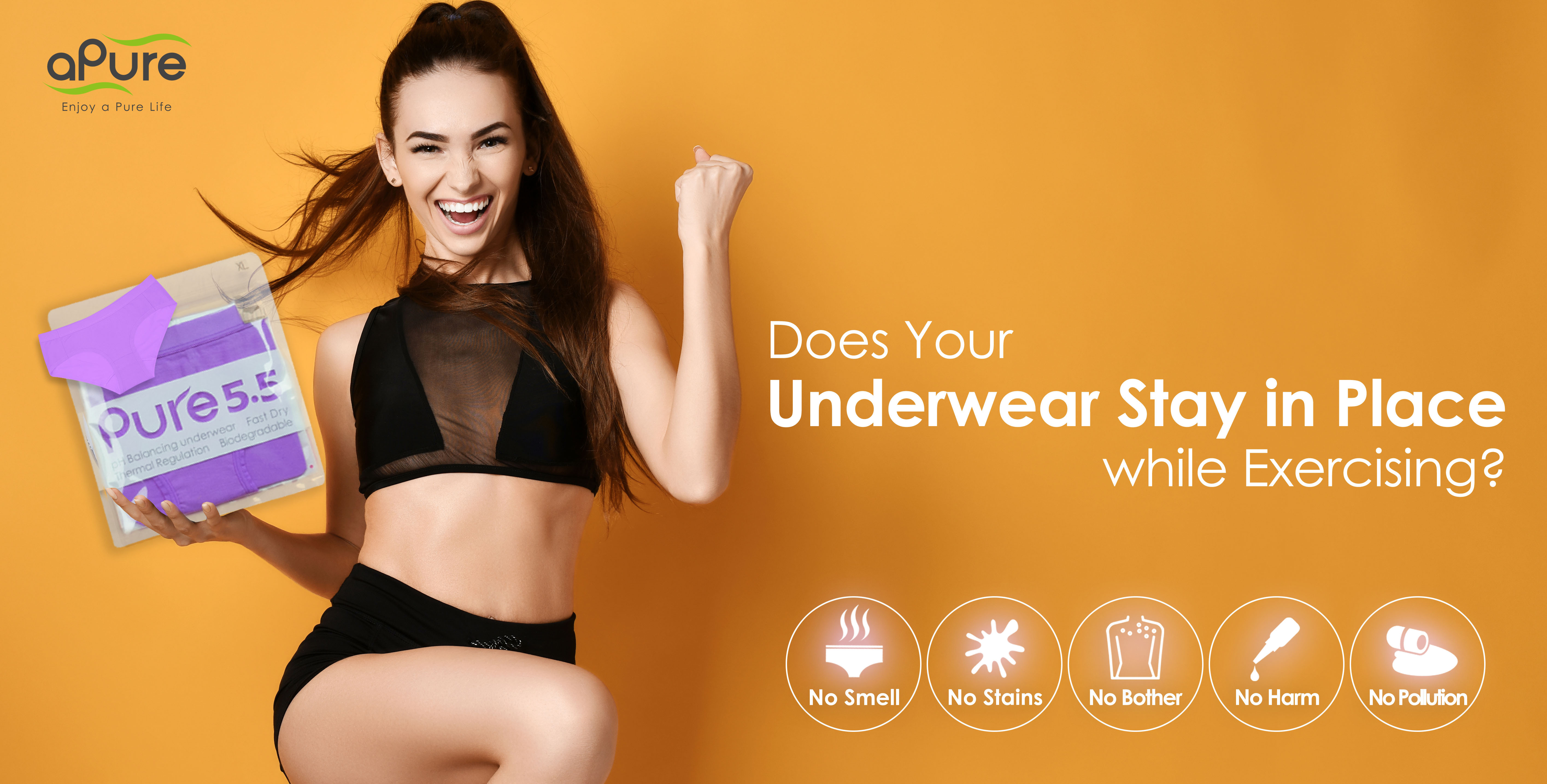 Does Your Underwear Stay in Place and Keep You Cool and Dry while  Exercising?