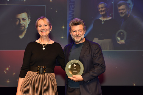 The International Honour For Excellence was awarded to actor, director and producer Andy Serkis (Photo: Business Wire)