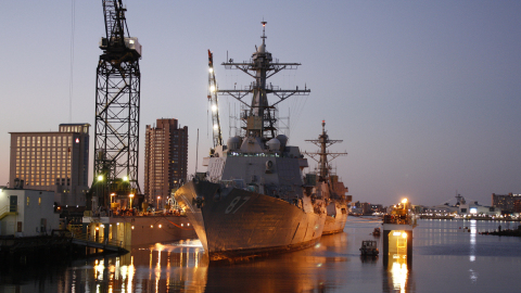 Our San Diego Ship Repair team will tandem dry-dock two Navy destroyers, the USS Decatur & USS Stethem. It is a massive undertaking that demonstrates how our 2X capabilities enhance the combat readiness of the fleet. (Photo: BAE Systems)