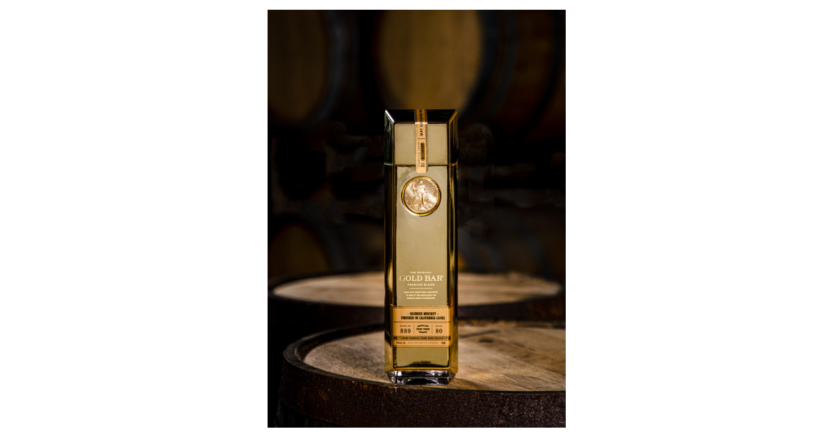 Gold Bar Original, 50ml - Official Whiskey of the San Francisco Forty Niners  - The Whisky Shop - San Francisco