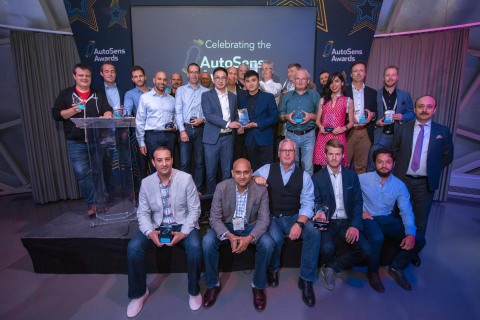 Robosense Along With Other Winnners At The Autosens Awards Ceremony At Brussels, Belgium (Photo: Business Wire)