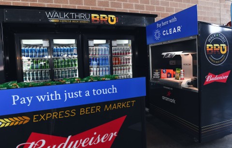 The New York Mets and Aramark launched the first fully-automated self-checkout concessions experience, which combines Mashgin’s AI-powered self-checkout kiosk and CLEAR’s biometric identity platform. (Photo: Business Wire)