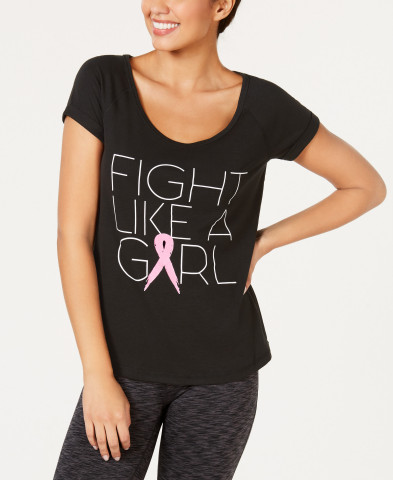 Shop The Pink Shop in-store and online at Macy’s this October to support breast cancer Thrivers. Ideology Fight Like A Girl T-shirt, $29.50 (Photo: Business Wire)