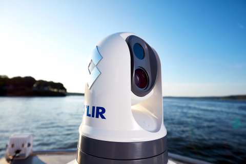 FLIR M300 Series thermal imaging cameras for professional mariners and first responders provide safer navigation and increased situational awareness (Photo: Business Wire)