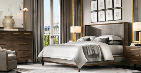 RH INTERIORS 2019 INTRODUCES THE FRENCH CONTEMPORARY BED COLLECTION BY THE VAN THIELS  (Photo: Business Wire)