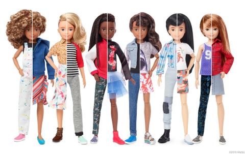Mattel announced the global unveil of Creatable World™, a customizable doll line inviting all kids to play. (Graphic: Business Wire)