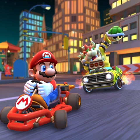 Mario Kart Tour, the first Mario Kart game to launch for smartphones, is now available to download on iOS and Android devices. (Photo: Business Wire)