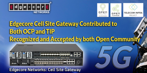 Edgecore Cell Site Gateway Product Family with OCP/TIP recognition (Graphic: Business Wire)