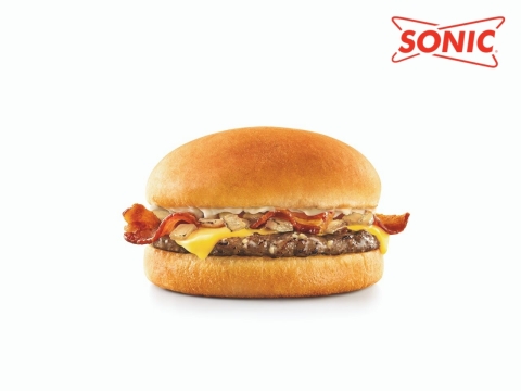 SONIC® Drive-In sears in big flavor with the Jr. Garlic Butter Bacon Burger (Photo: Business Wire)