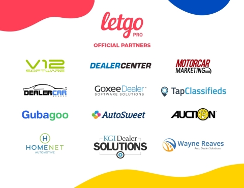 letgo, which makes it simple for millions to buy and sell locally, announced the addition of 12 auto inventory, marketing and live chat partners to its letgo PRO platform.