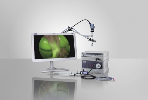 The IMAGE1 S NIR/ICG fluorescence imaging system from KARL STORZ. (Photo: Business Wire)
