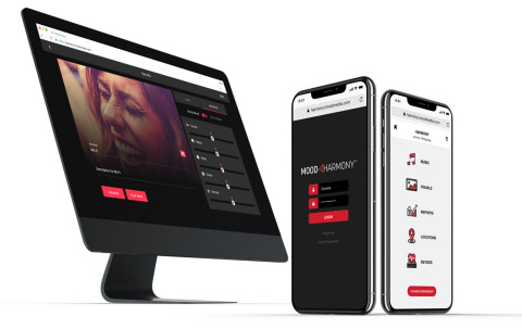 Harmony, Mood Media's new all-in-one multimedia Brand Experience Platform, allows brands to connect and manage all of their in-store media content on one easy-to-use digital dashboard (Photo: Business Wire)