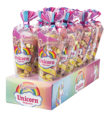 Made with natural flavors and colors, Unicorn Popcorn® is not only magically scrumptious, it is also certified gluten-free and made with non-GMO American grown corn. (Photo: Business Wire)