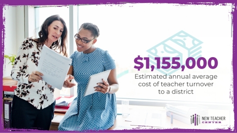 New Teacher Center report finds that by redirecting existing spend on teacher development, school districts can reduce teacher attrition and its impact on students and communities. | http://bit.ly/NTCCostSavings (Photo: Business Wire)