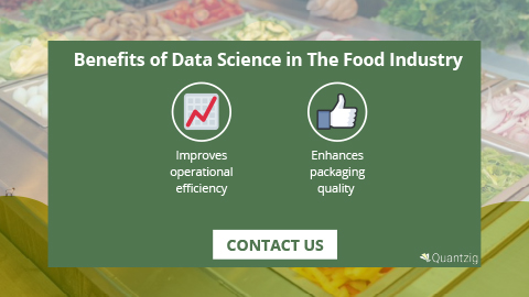 What are the benefits of data science in the food industry?