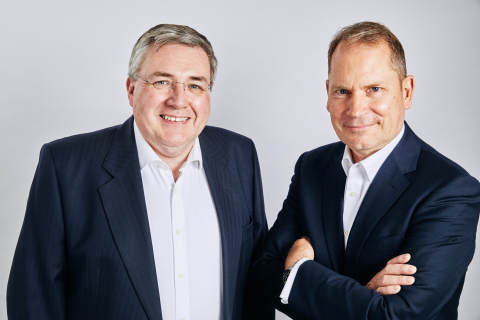 Fraser Curley, Group Chairman, Wray Castle Group (right) and Andrew White, Group Chief Executive Officer, Wray Castle Group (left). (Photo: Business Wire)