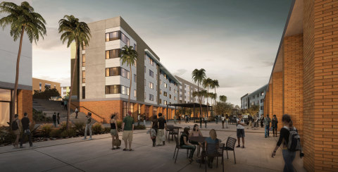 North District Project: The University of California, Riverside's new living-learning, mixed-use student community. (Photo: Business Wire)