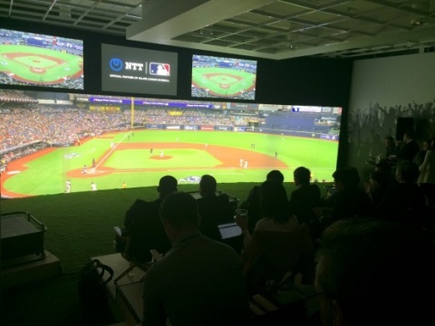 Photos at the PoC event: MLB Studio (Photo: Business Wire)