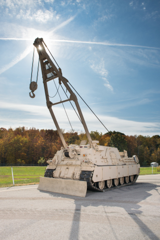 The upgrade to the M88A2 Heavy Equipment Recovery Combat Utility Lift System (HERCULES) configuration adds increased power, maneuverability and survivability. (Photo: BAE Systems)