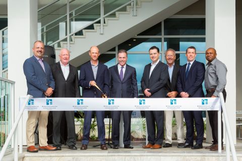 Leaders from Hilton Grand Vacations, Strand Capital Group and the city of Myrtle Beach celebrate the grand opening of Ocean Enclave by Hilton Grand Vacations Club. (Photo: Business Wire)
