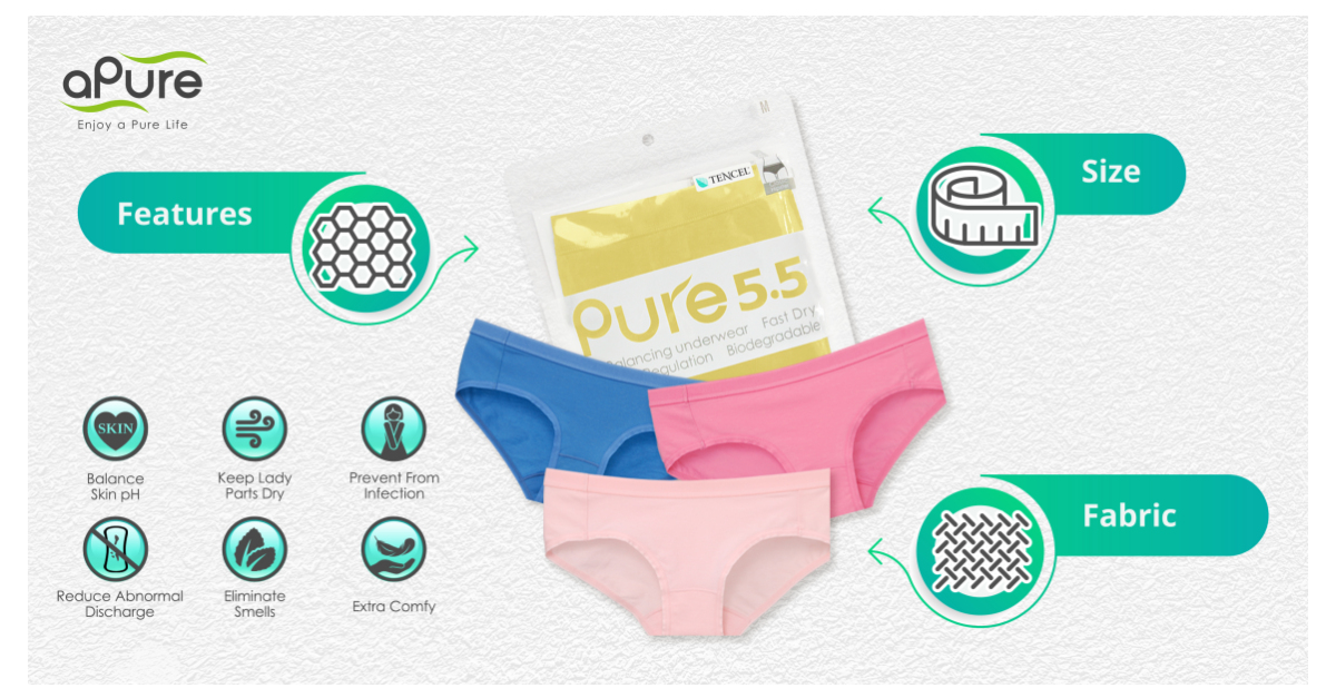 Snuggs discharge pants & underwear - Quick-drying & comfy