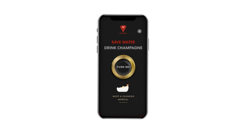 ヴァージン・ヴォヤージュがオンデマンドのシャンパン・デリバリー・サービス「シェイク・フォア・シャンパン」を実施（写真：ビジネスワイヤ）