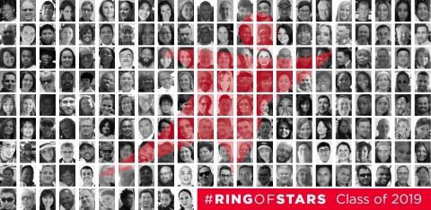 Two hundred of Aramark’s outstanding team members from around the world have been named to the company’s Ring of Stars and will be recognized during an exclusive celebration in Scottsdale, AZ, this week. (Graphic: Business Wire)