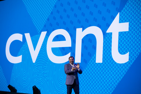 Cvent CEO and Founder, Reggie Aggarwal, celebrates 20 years in business. (Photo: Business Wire)