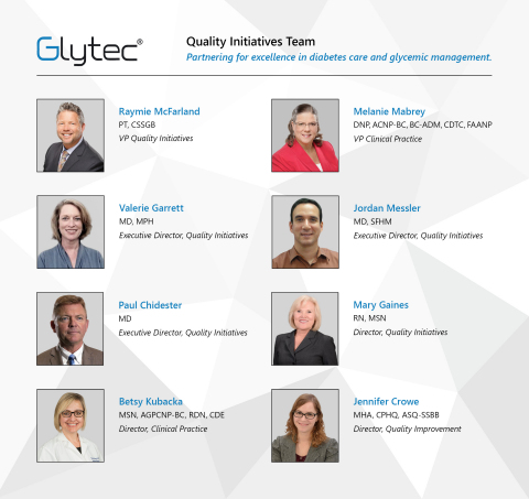 Glytec’s new Quality Team is partnering with healthcare organizations to achieve clinical excellence in diabetes care and glycemic management. “The programs we’re offering are designed not only to optimize the patient and the provider experience, but also to engage senior leadership on improvements in clinical and financial outcomes,” says Raymie McFarland, Vice President of Quality Initiatives. (Photo: Business Wire)
