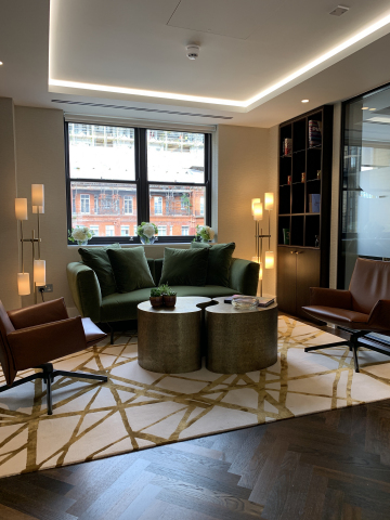 Flexjet House in London will allow prospective Flexjet Owners to gain a fuller sense of Red Label by Flexjet, and is a place for Flexjet Owners to work or relax when in central London. (Photo: Business Wire)