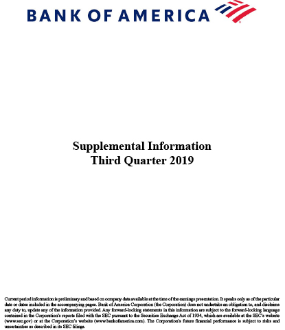 Q3 2019 Supplemental Information