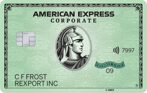 American Express Corporate Green Card (Photo: Business Wire)