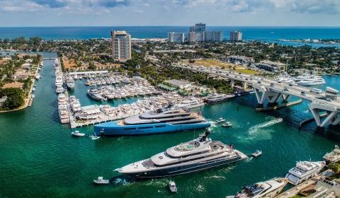 The Fort Lauderdale International Boat Show, the largest in-water boat show in the world, is set to take place Oct. 30 through Nov. 3. Photo Credit: Forest Johnson (Photo: Business Wire)