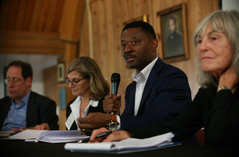 Economic Equity Network Sponsors Pictured (L to R): Bruce Katz, Drexel Nowak Metro Finance Lab; Lori Bamberger, Economic Equity Network; Kofi Bonner, FivePoint and Roberta Achtenberg, former Comm'r US Civil Rights Commission (Photo: Business Wire)