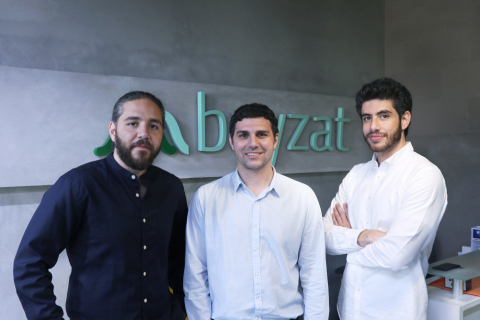 Bayzat Co-Founders Tarek Bayaa, Brian Habibi, Talal Bayaa (Photo: AETOSWire)