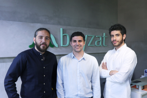 Bayzat Co-Founders Tarek Bayaa, Brian Habibi, & Talal Bayaa (Photo: AETOSWire)