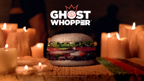 The BURGER KING® Brand Feeds Its New Ghost WHOPPER® Sandwich to the Dead (Photo: Business Wire)
