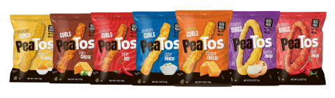 PeaTos™ revolutionary crunchy snack brand will be served onboard the largest airline in the Pacific Northwest on domestic flights, beginning Fall 2019. (Photo: Business Wire)