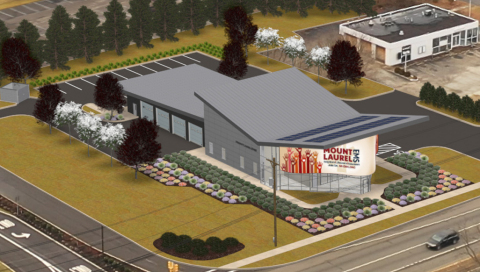 Rendering of Mount Laurel EMS station (Graphic: Catalyst Experiential)