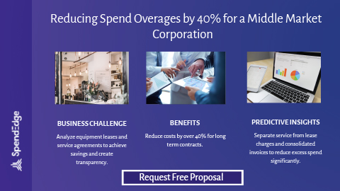 Reducing Spend Overages by 40% for a Middle Market Corporation.