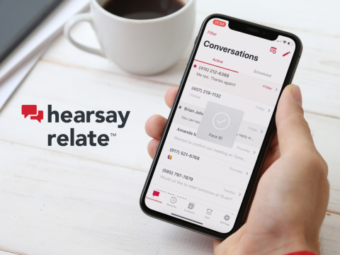 Hearsay Systems announced that its innovative Hearsay Relate solution now has biometric and PIN-based security features. This makes it the industry’s first solution to offer this high level of privacy and security across both iOS and Android devices for advisor texting and cellular calling capabilities.