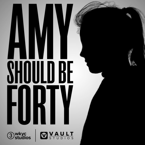TEGNA’s VAULT Studios Announces “Amy Should Be Forty” Podcast (Graphic: VAULT Studios)