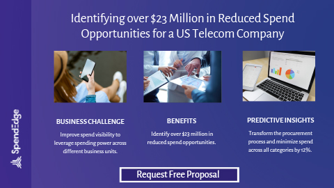 Identifying over $23 Million in Reduced Spend Opportunities for a US Telecom Company.