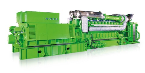 INNIO's Jenbacher fast-start J620 natural gas generator can provide the full 3-megawatt output in less than 45 seconds for data center applications. (Photo: Business Wire)