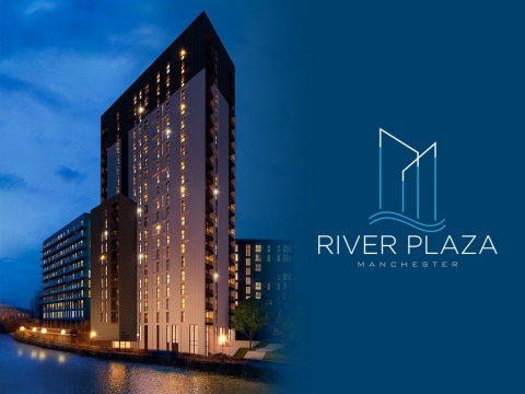 River Plaza, a luxury real estate development in Manchester, UK. (Photo: Business Wire)