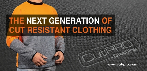 CutPRO® Cut Resistant Clothing is fully CE marked, ISO 9001:2016 quality controlled, tested and certified against all relevant European, American and International standards. (Photo: Business Wire)