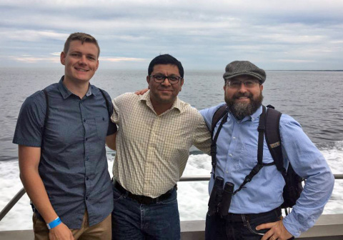 Dr. Carl Christel (right) is heading the U.S. office of SIRION Biotech and hires Dr. Rajesh Panigrahi (middle) and Dr. Roman O. Braun (left) (Photo: Business Wire)