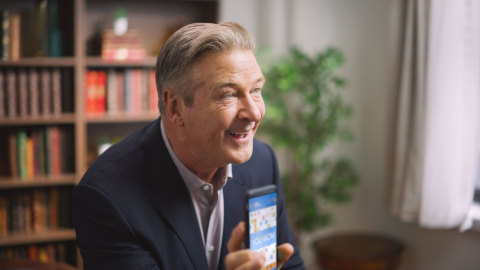 Alec Baldwin collaborates with Words With Friends in creative campaign. (Photo: Business Wire)