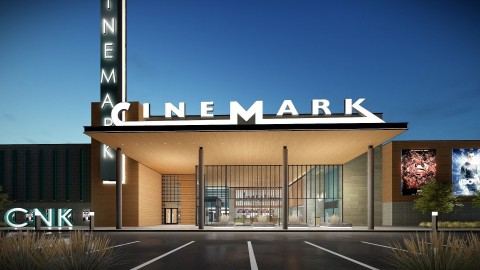 A brand-new, modern 12-screen Cinemark Theatre will be an entertainment anchor in The Gateway at Rapid City. Construction begins summer of 2020 with the opening scheduled for spring 2021. (Photo: Business Wire)
